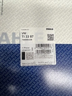 MAHLE BEHR Thermostat 03L121111AC VW Volkswagen Jetta Golf Beetle Audi 8V A3 - Image 1 of 3