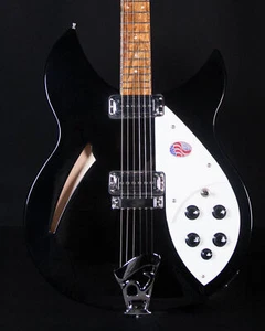 Rickenbacker 330 Double Cutaway Electric,  JetGlo - Picture 1 of 10
