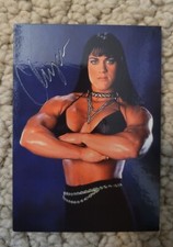 1998 Comic Images WWF Superstarz CHYNA On Card AUTO Pack Pulled WWE HOF RIP