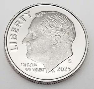 2025 S Roosevelt *PROVA RIVESTITA* Dime **SPEDIZIONE GRATUITA** - Foto 1 di 2