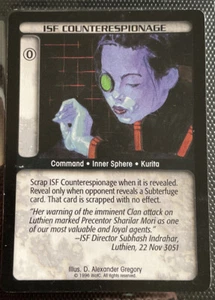Battletech - CCG - ISF COUNTERESPIONAGE- Rare - Ungraded Limited - Picture 1 of 1