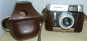 Voigtlander Vito C 2,8/50 obiettivo vintage 35 mm custodia fotocamera pellicola - Foto 1 di 7