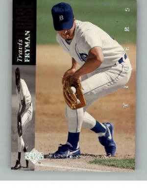 1994 Upper Deck Travis Fryman 345   Detroit Tigers Electric Diamond - Image 1 of 2