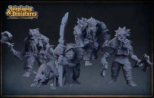 Dungeons and Dragon Bugbear Miniaturen einzeln oder als Bausatz mit allen 5 Modellen. - Bild 1 von 10