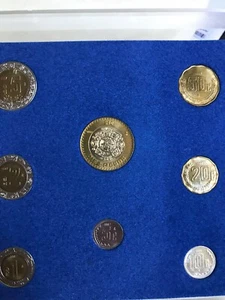 1997 MEXICO 1997 PRESENTATION COIN SET IMMACULATE OFICIAL 8 PIECES - Picture 1 of 8