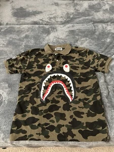 Bape Men’s Polo Shirt Size Medium - Picture 1 of 4