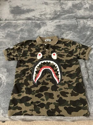 Bape Men’s Polo Shirt Size Medium - Image 1 of 4