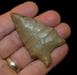 DALTON CLAY CO ARKANSAS AUTHENTIC INDIAN ARROWHEAD ARTIFACT COLLECTIBLE RELIC - Picture 1 of 7