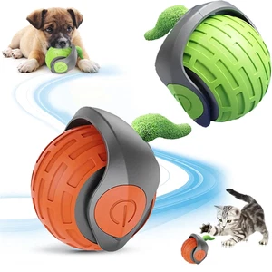 Juguete interactivo de bola para gato - USB recargable movimiento automático juguete inteligente para mascotas (2 piezas)) - Imagen 1 de 12