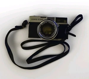 Vtg Olympus 35 SP Rangefinder 35mm Film Camera 42mm f1.7 JAPAN Original Strap - Picture 1 of 9