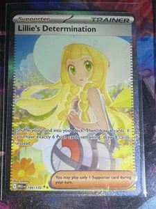 Tarjeta Pokémon Lillies Determination 184/132 SIR Mega Evolution casi nueva - Imagen 1 de 10