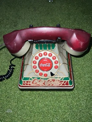 Coca Cola Stained Glass Phone - Image 1 of 3
