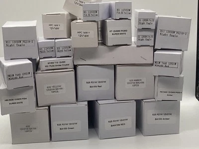 MEGA TRADE PACK OF 200 ASSORTED 12v AUTO BULBS (INDICATOR,SIDE,TAIL,HEADLIGHT) - Image 1 of 4