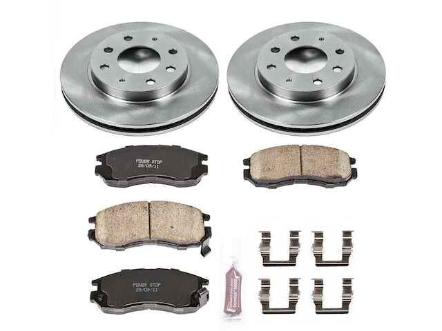 Front Brake Pad and Rotor Kit For 1993-1995 Eagle Summit Wagon 1994 TP783QC - Image 1 of 1