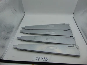 Rubbermaid 12.5” Shelf Bracket Double Slot Configuration Satin For Canvas Basket - Picture 1 of 5