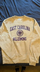 East Carolina Pirates ECU Alumni Champion Reverse Weave Pullover Sweatshirt L - Picture 1 of 3