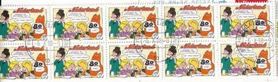SA08c Netherlands 1998 Comics used booklet - Image 1 of 4