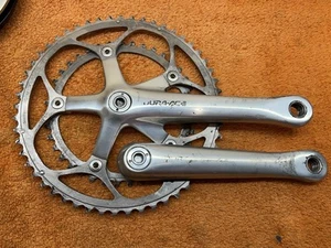 Vintage Dura Ace FC-7700 Crankset 175mm 130 BCD 39t-53t - Picture 1 of 10
