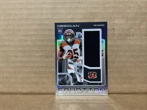 2020 Panini Obsidian Rookie Eruption Materials #13 Tee Higgins Rc /100 Patch - Bild 1 von 5