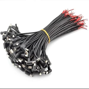 18AWG DC Power connector 5.5 2.1/2.5mm Male Plug Cable Right Angled 90 Degree - Picture 1 of 11