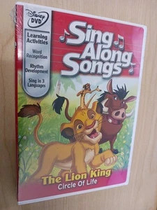 Disney DVD Sing Along Songs The Lion King Circle of Life SEALED NEW WHITE CASE  - Picture 1 of 8