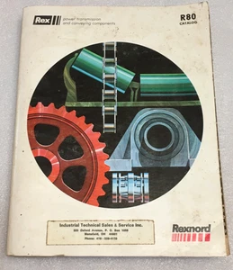 Componenti trasporto trasmissione potenza REX 1980 R80 catalogo Rexmond - Foto 1 di 14