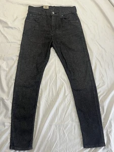 Herren Levi's Jeans 512 Slim Taper 30x32 Schwarz Denim Stretch Baumwolle Taschen - Bild 1 von 5