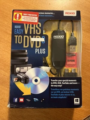 ROXIO Easy VHS to DVD 3 Plus Converter Audio Tapes to CDs Brand New - Image 1 of 4