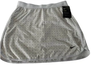Nike Golf Kids L Flex Print Skort - Pure Platinum/Dark Grey/Black - Picture 1 of 14