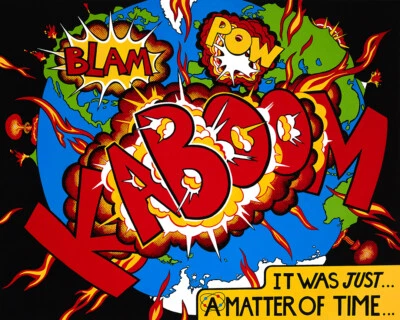 Earth Icons : KABOOM !!!  , after Lichtenstein  - Image 1 of 2