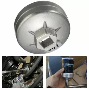 1x 65mm Oil Filter Cap Wrench Car Socket Remover Tool 14 Flutes For Toyota A8 - Picture 1 of 12