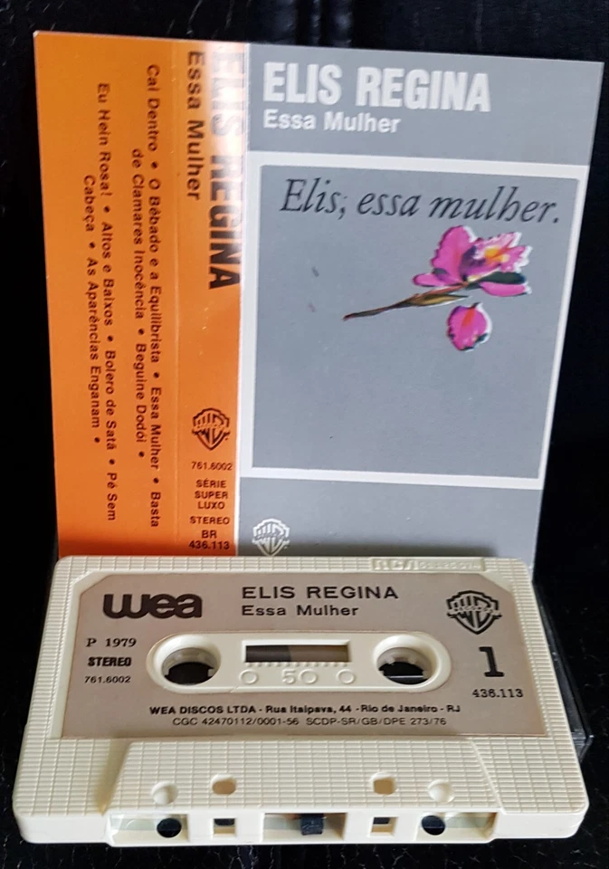 Elis Regina – Elis, Essa Mulher - 1979 Brazil cassette tape excellent, cover VG+ - Image 1 of 2