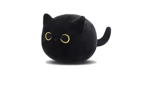 Black Cat Cute Mini Black Cat Stuffed Animal 5 inch with tail - Picture 1 of 1