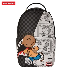 Sprayground x Peanuts Franklin Sharks In Comics Backpack Snoopy Limited - Picture 1 of 10