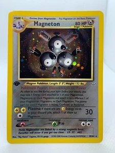 Magneton Neo Revelation 1. Edition Holo Rare 10/64 Holo Pokemon TCG WOTC - Bild 1 von 10