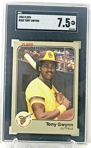TONY GWYNN 1983 FLEER GRADED 7.5 RC VINTAGE BASEBALL - Picture 1 of 2