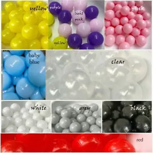 Bolas de pozo de fiesta premium a granel 50 X 7 cm, pelota de piscina para bebés niñas niños, PU/post - Imagen 1 de 26
