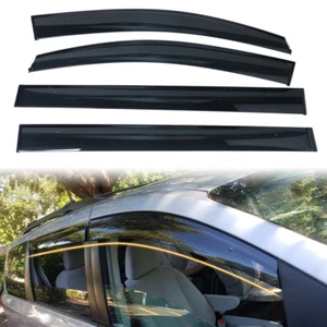 Fits 11-20 Toyota Sienna Window Visor Smoke Rain Guard Shade Polycarbonate 4PCS - Picture 1 of 13