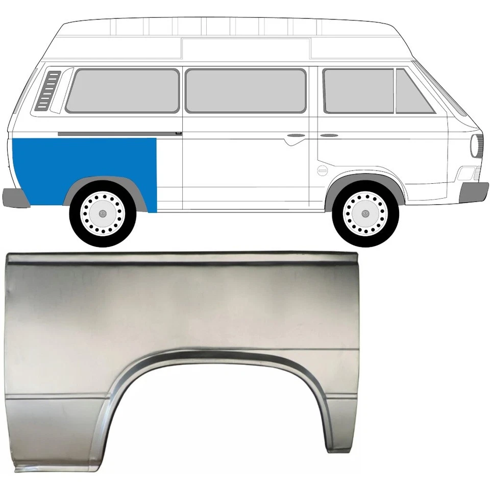 Volkswagen Transporter T4 1990-2003 Kotflügel Reparaturblech vorne rechts