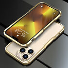 Luxus Aluminium Metall Bumper Hülle Schutz Case Cover Für iPhone 13 Pro Max Mini