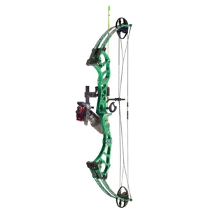 NEW PSE Archery Mudd Dawg Bow Fishing Cajun Package 40 Lbs RH Green Kit - Picture 1 of 1