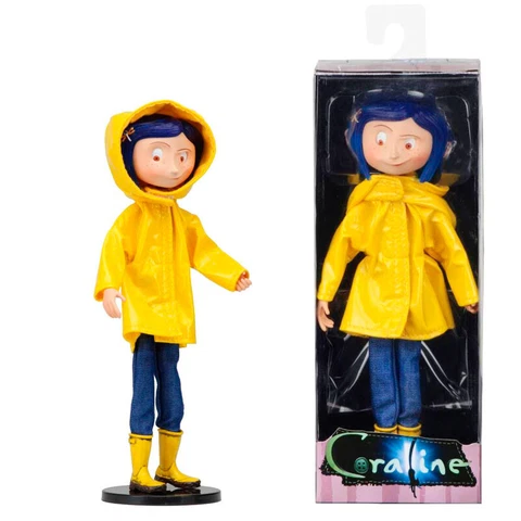 7" Bendy Coraline PVC Action Figure  Model Doll Yellow Raincoat Ver F Collection Cover
