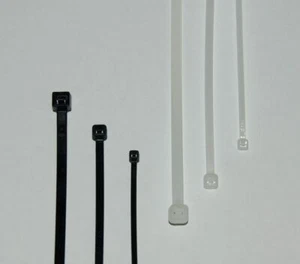 100x Kabelbinder 2,5x200mm - Natur - Industriequalität - Kabelstrapse Strapse - Bild 1 von 1