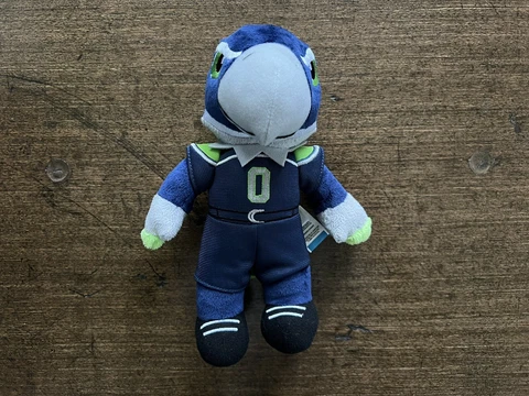 Seattle Seahawks “Blitz” Mascot 8-inch Official Plush by FoCo Cover