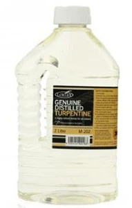 Loxley Artists Genuine Distilled Turpentine Turps - 250ml, 500ml 2 Litre Bottles