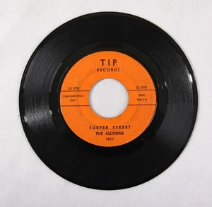 Money / Surfer Street by The Allisons, 1963, 7" 45rpm, G - Imagen 1 de 2