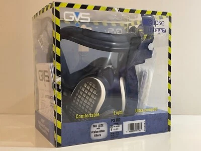 GVS SPR406 Elipse Integra Maschera con filtri P3 RD per Polveri, M/L LEGGI - Immagine 1 di 4