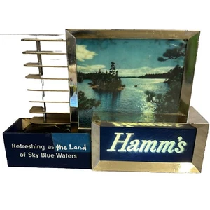 Hamm's Beer Light Up Electric Advertising Bar Sign Lakeside Plastics VNTG 1950’s - Picture 1 of 17