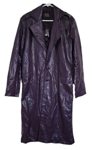 Gabardina Escuadrón Suicida El Guasón Púrpura Imitación Cuero Adulto Talla SM Disfraz - Imagen 1 de 20