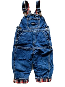 Oshkosh Jungen Jeans Latzhose kariert Denim 24 Monate - Bild 1 von 12